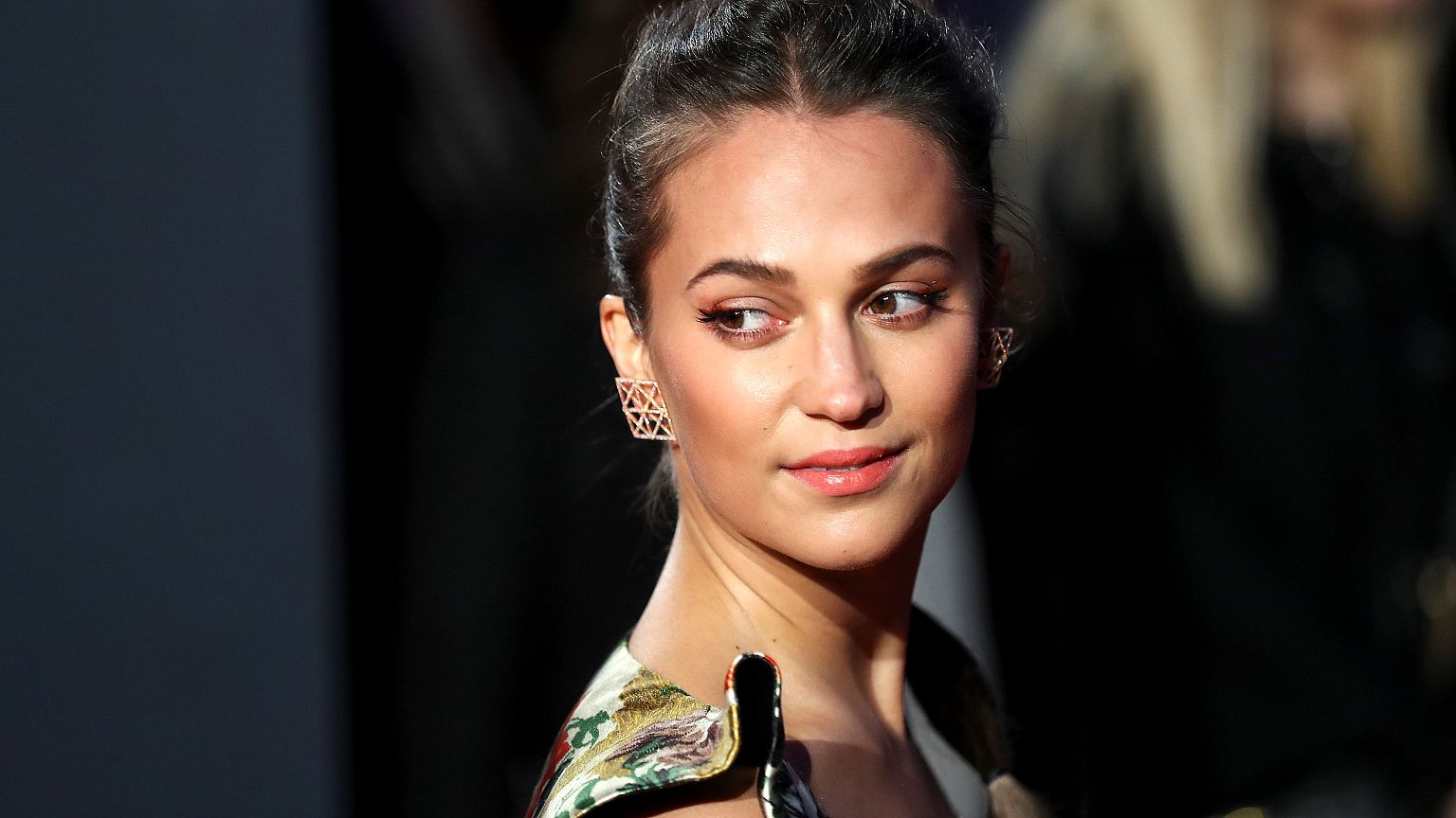 Alicia Vikander bei der europäischen Premiere von "Tomb Raider" in London