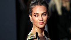 Alicia Vikander bei der europäischen Premiere von "Tomb Raider" in London