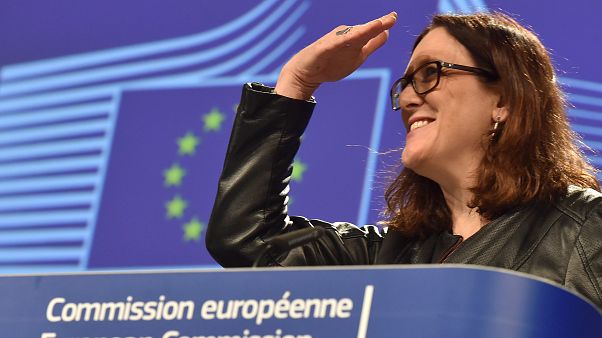 Comissária europeia para o Comércio, Cecilia Malmstrom Comissária europeia para o Comércio, Cecilia Malmstrom