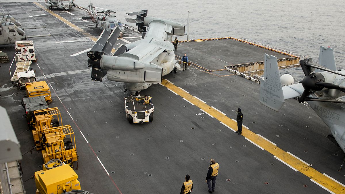Το πολεμικό πλοίο USS Iwo Jima