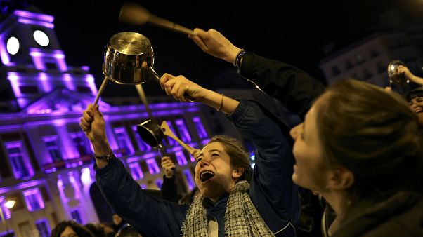 Dia Internacional da Mulher: Protestos em Madrid Dia Internacional da Mulher: Protestos em Madrid