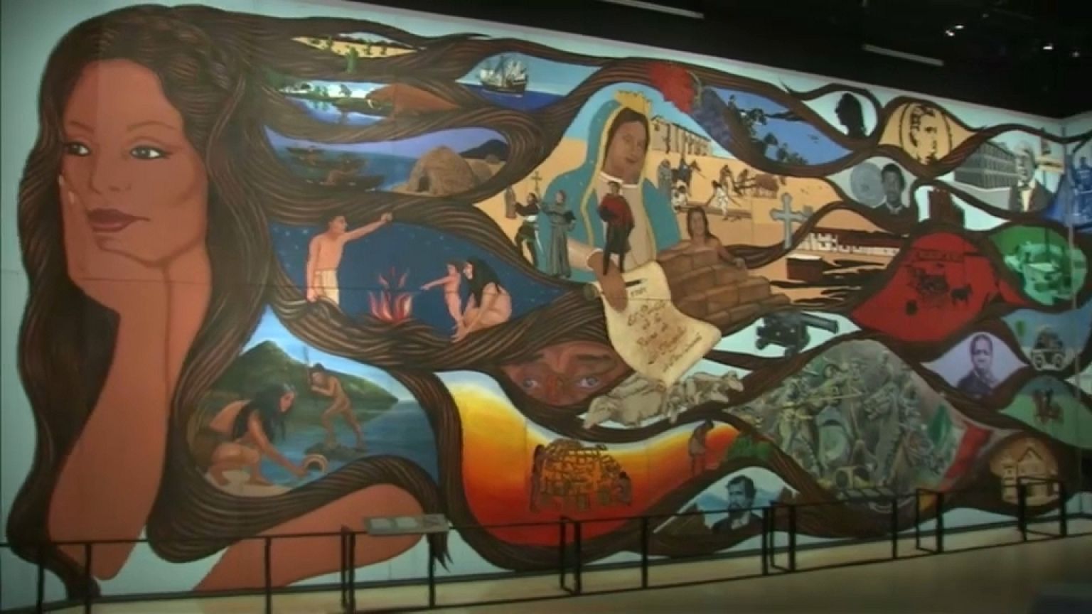 El mural de la historia de Los Ángeles