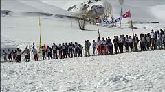 اسکی در بامیان افغانستان