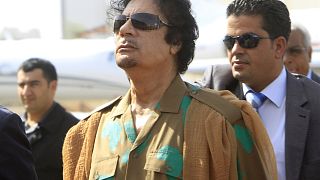 العقيد الليبي الراحل معمر القذافي