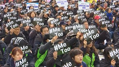 South Koreans hold rally on International Women's Day