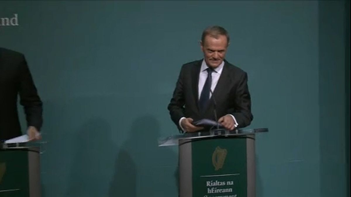 Tusk: 'Önce İrlanda sorunu çözülmeli'