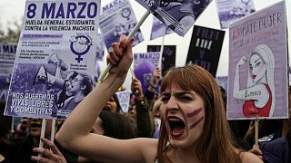 Több millió nő tüntetett Spanyolországban nőnapon