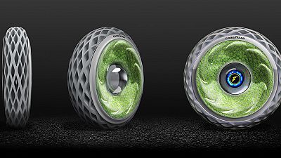 A tyre to fight pollution and produce oxygen A tyre to fight pollution and produce oxygen