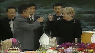 En 2000, rencontre entre Madeleine Albright et Kim Jong-il