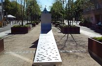 Monumento em memória das vítimas dos atentados de Bruxelas de 2016