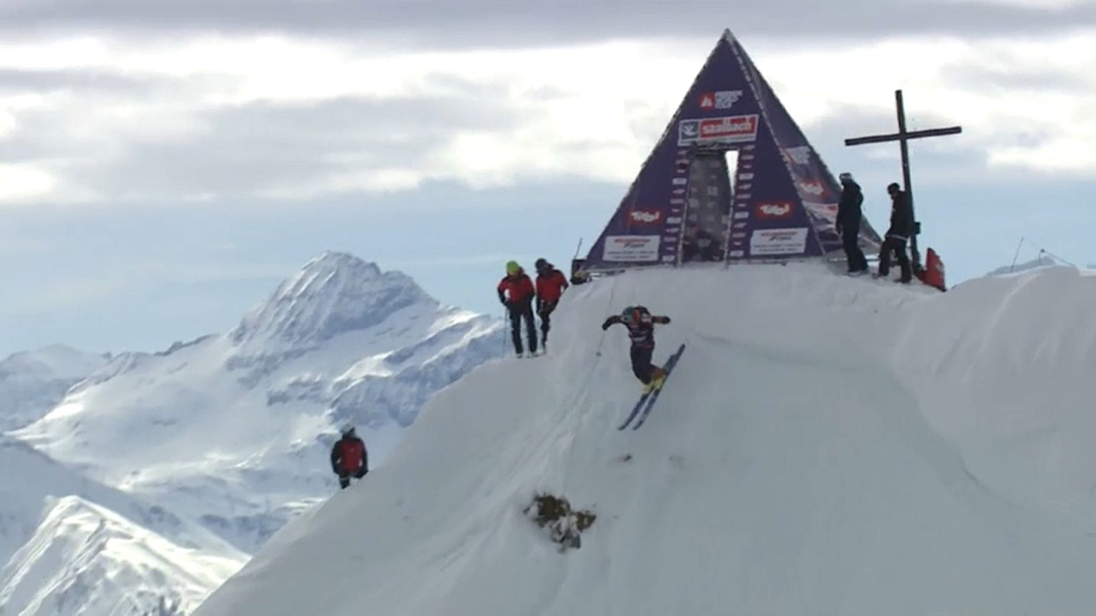 Les riders au sommet en Autriche