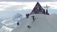 Les riders au sommet en Autriche