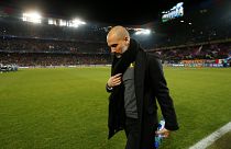 Laço "independentista" vale multa a Guardiola