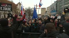 Riesendemo in Bratislava