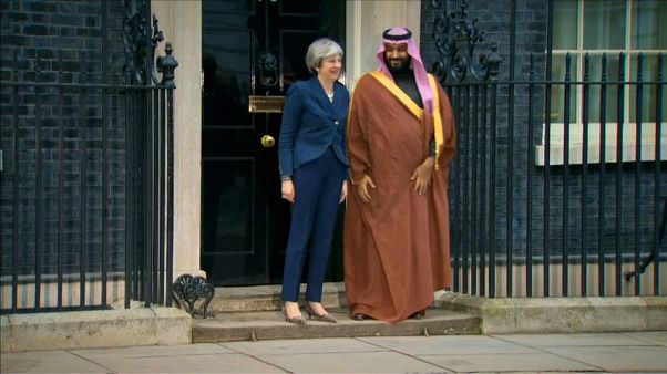 Saudi Crown Prince Mohammed bin Salman meets British Prime Minister Saudi Crown Prince Mohammed bin Salman meets British Prime Minister