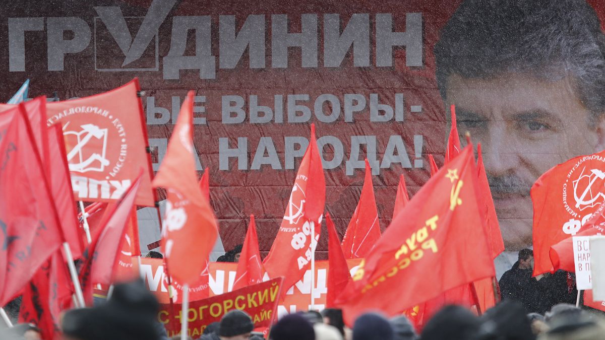 أنصار الحزب الشيوعي يحتشدون في موسكو للمطالبة بانتخابات نزيهة