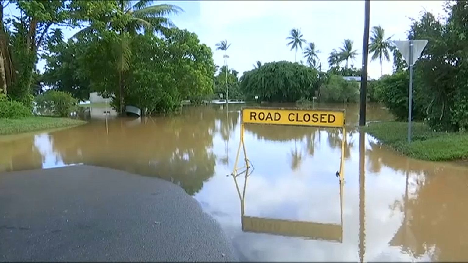 Le nord-est de l'Australie sous les eaux