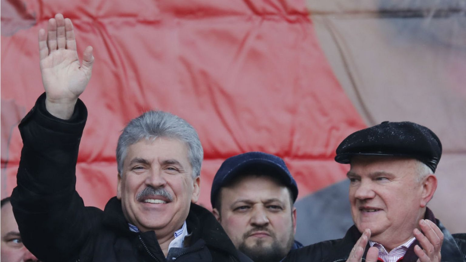 Kampányolt Moszkvában a Kommunista Párt 