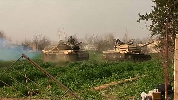 Армия Асада рассекает Восточную Гуту надвое Армия Асада рассекает Восточную Гуту надвое