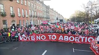 مسيرة مناهضة للإجهاض القسري في دبلن