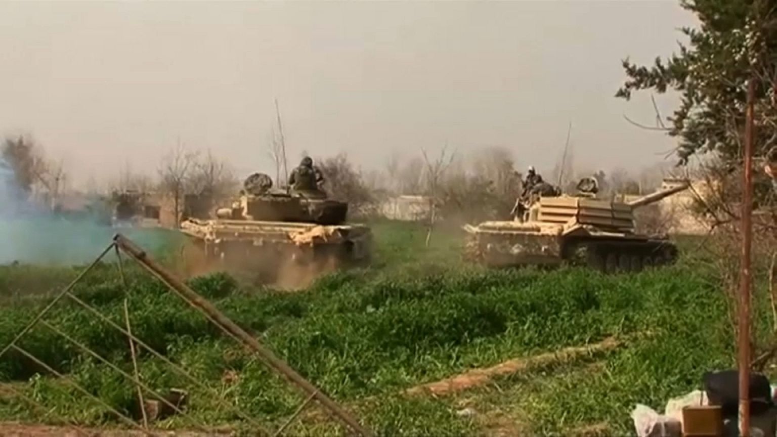 El Ejército sirio divide a las fuerzas rebeldes en Guta Oriental