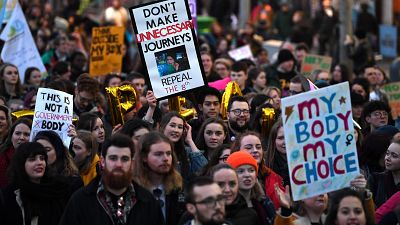 Дублин: демонстрация против абортов