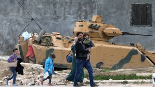 Truppen der Türkei kurz vor Afrin