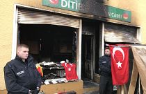 Berlin'de Türk camisine molotoflu saldırı