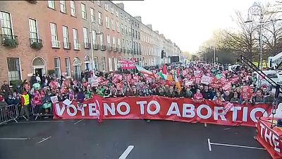Anti-abortion `Rally for Life` taking place in Dublin