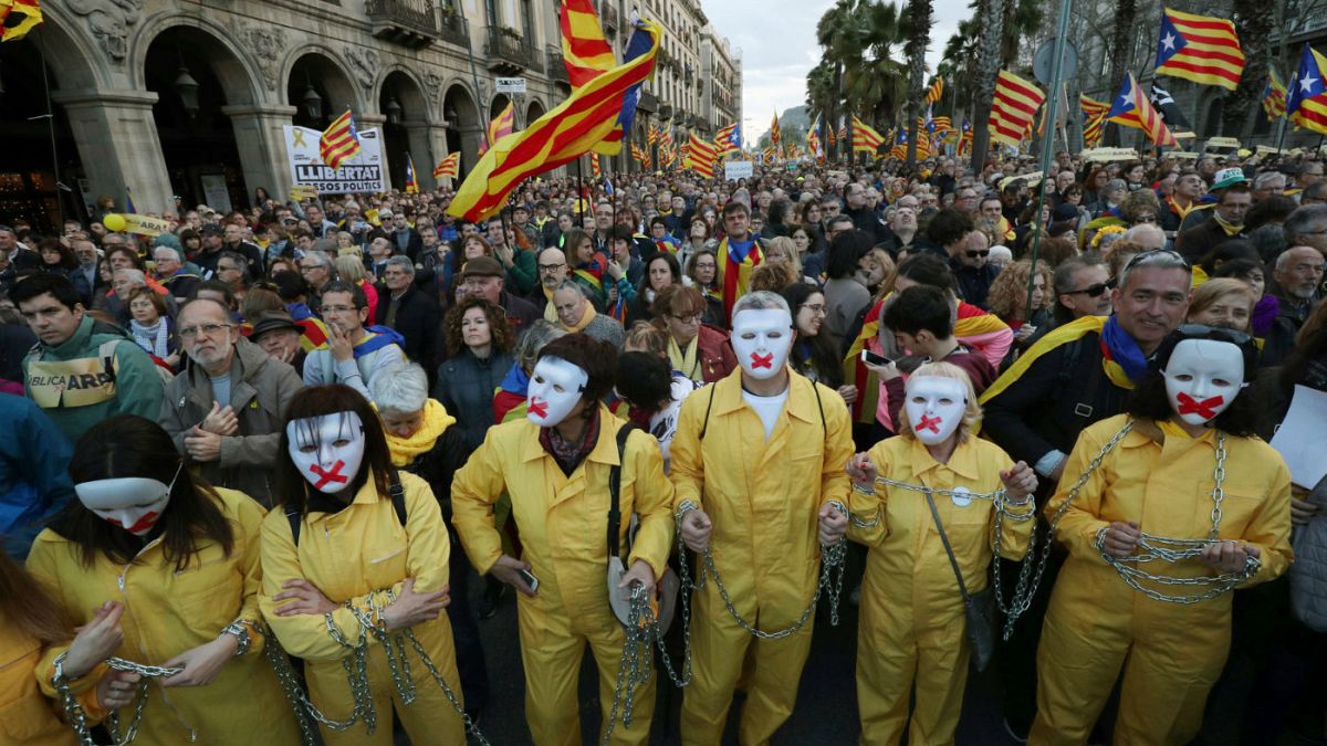Βαρκελώνη: Μεγάλη διαδήλωση υπέρ της ανεξαρτησίας 