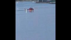 Elsüllyedt egy helikopter az East Riveren New Yorkban
