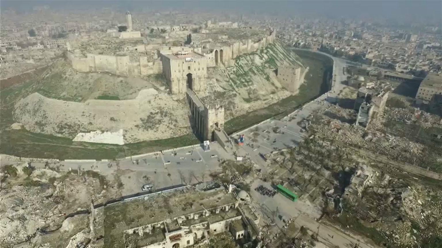 Алеппо с птичьего полета