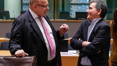 FMs Altmaier (D) und Tsakalotos (GR) am Montag in Brüssel