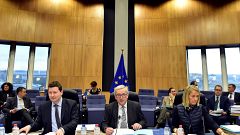 Selmayr, Juncker und Kabinettschefin Martinez Albero
