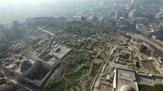 تصاویر پهپاد بر فراز ویرانه‌های حلب
