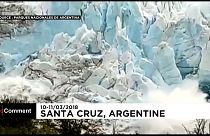 Argentine : rupture spectaculaire d'un glacier