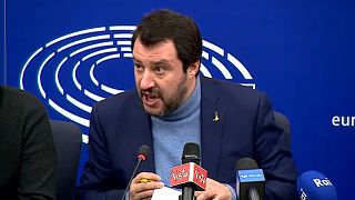 Italian right-wing leader slams EU 'destroyers' in Strasbourg