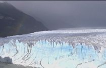 Se rompe el arco de hielo del glaciar Perito Moreno en Argentina