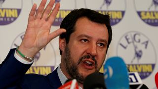Le dirigeant italien de la Ligue Matteo Salvini