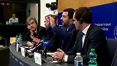 Matteo Salvini e apoiantes