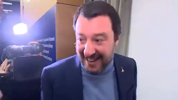 Matteo Salvini im Rampenlicht Matteo Salvini im Rampenlicht