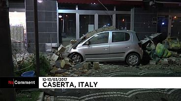 İtalya'da şiddetli fırtına 