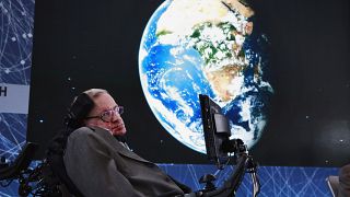 Hawking bei einer Konferenz 2016 in New York.