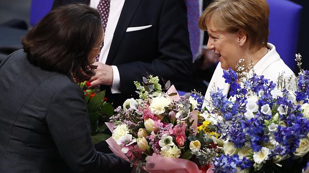 Allemagne : Merkel élue chancelière pour un 4e mandat Allemagne : Merkel élue chancelière pour un 4e mandat