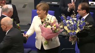 Меркель переизбрана на пост канцлера на 4-й срок