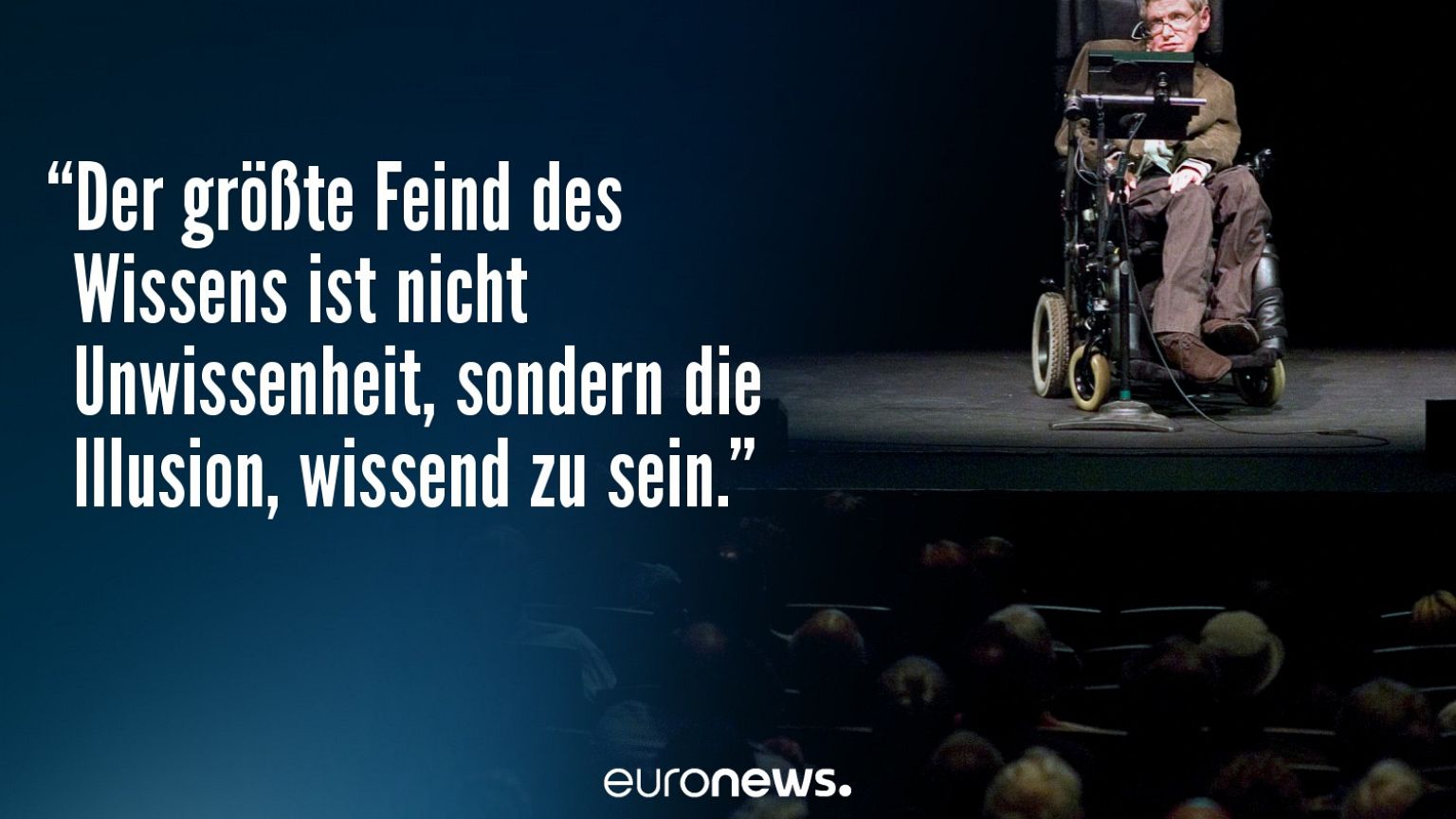"In meinem Kopf bin ich frei" - 10 Zitate von Stephen Hawking