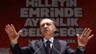 إردوغان يعبر عن أمله في تطويق عفرين بحلول مساء اليوم