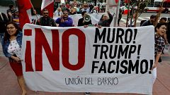 Trump enciende los ánimos en California con su visita a los prototipos del muro