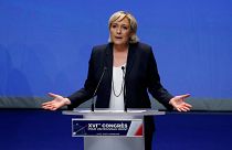 Marine Le Pen's proposed party rebrand has sparked controversy 