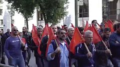 Ελλάδα: Απεργία και συγκέντρωση των οικοδόμων για τις ΣΣΕ